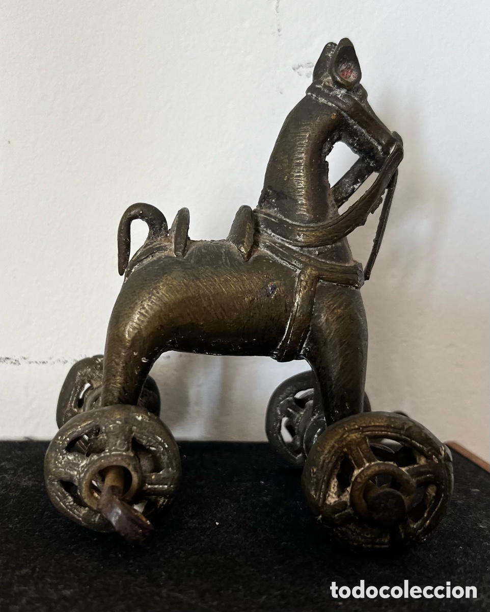 Antig&uuml;edades: Caballo de bronce Hind&uacute; - Foto 4