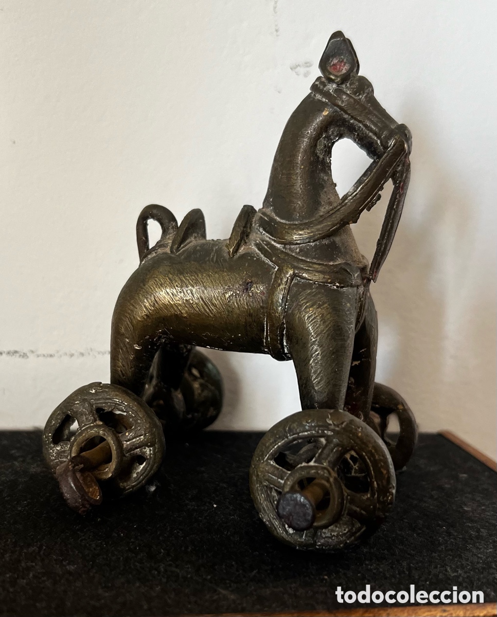 Antig&uuml;edades: Caballo de bronce Hind&uacute; - Foto 5