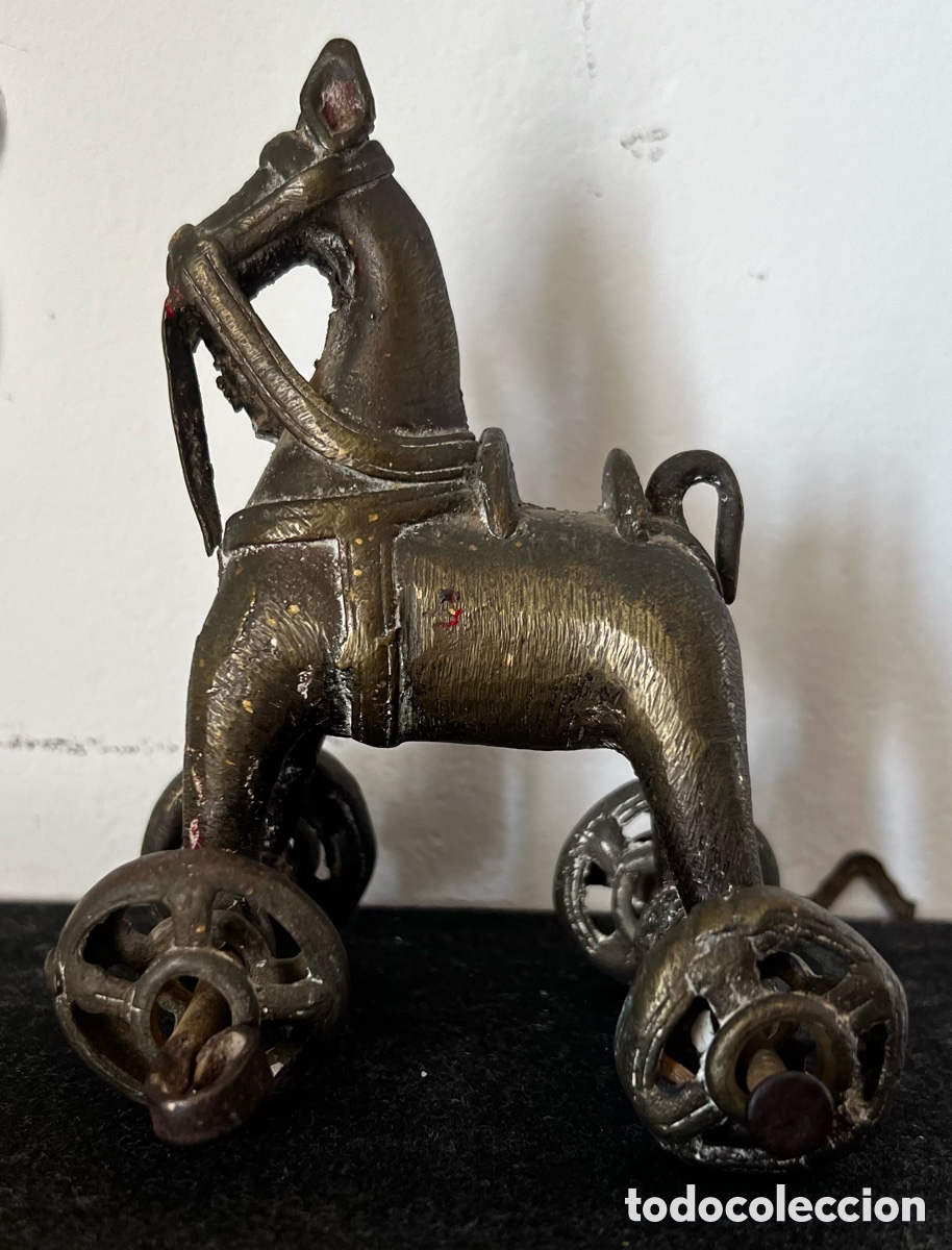 Antig&uuml;edades: Caballo de bronce Hind&uacute; - Foto 12