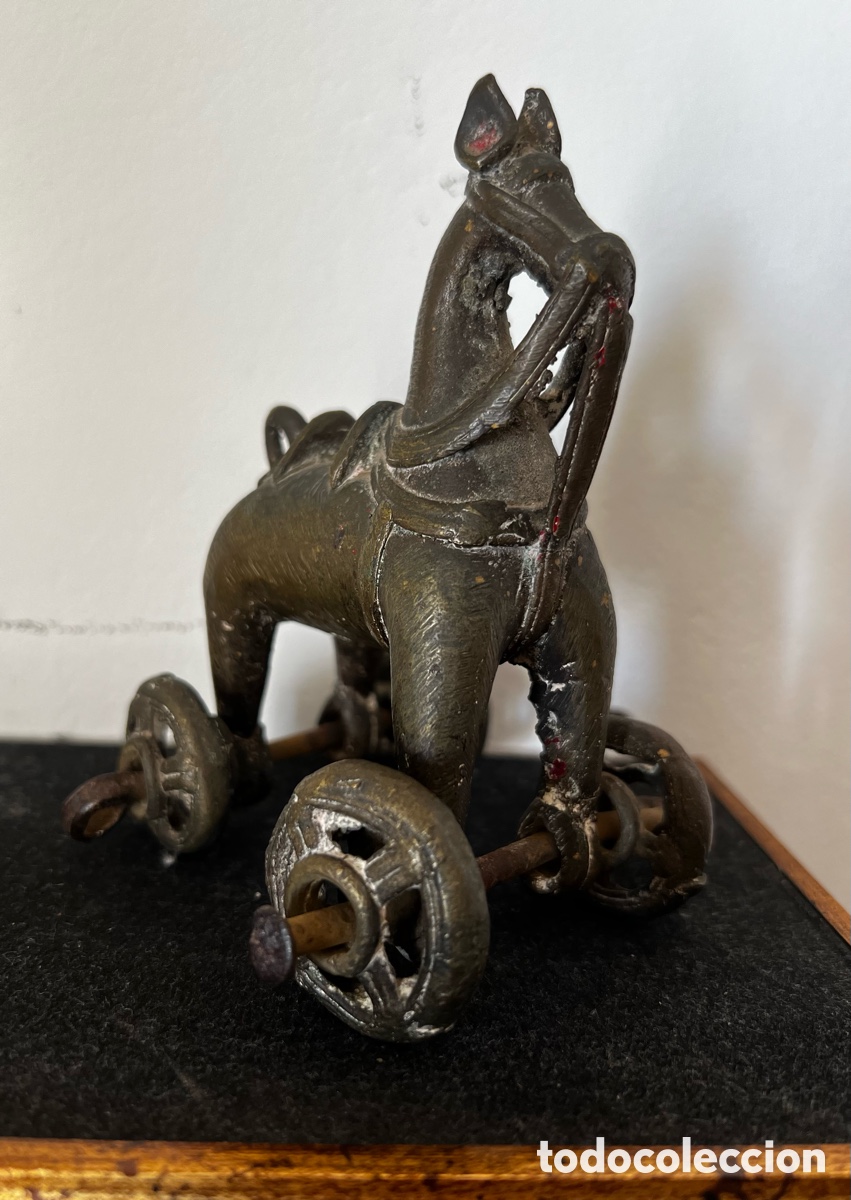 Antig&uuml;edades: Caballo de bronce Hind&uacute; - Foto 1