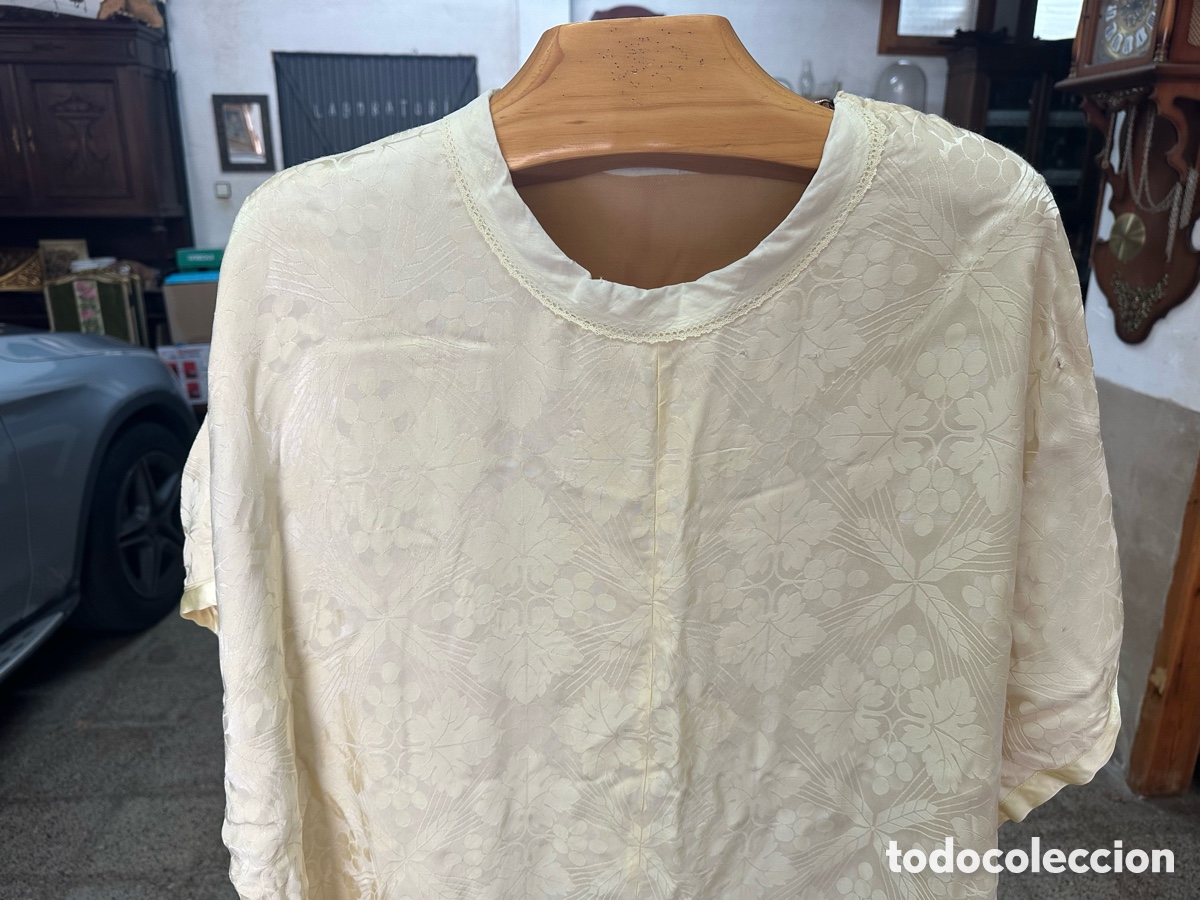 Antig&uuml;edades: CASULLA RELIGIOSA EN SEDA DE DAMASCO. - Foto 2