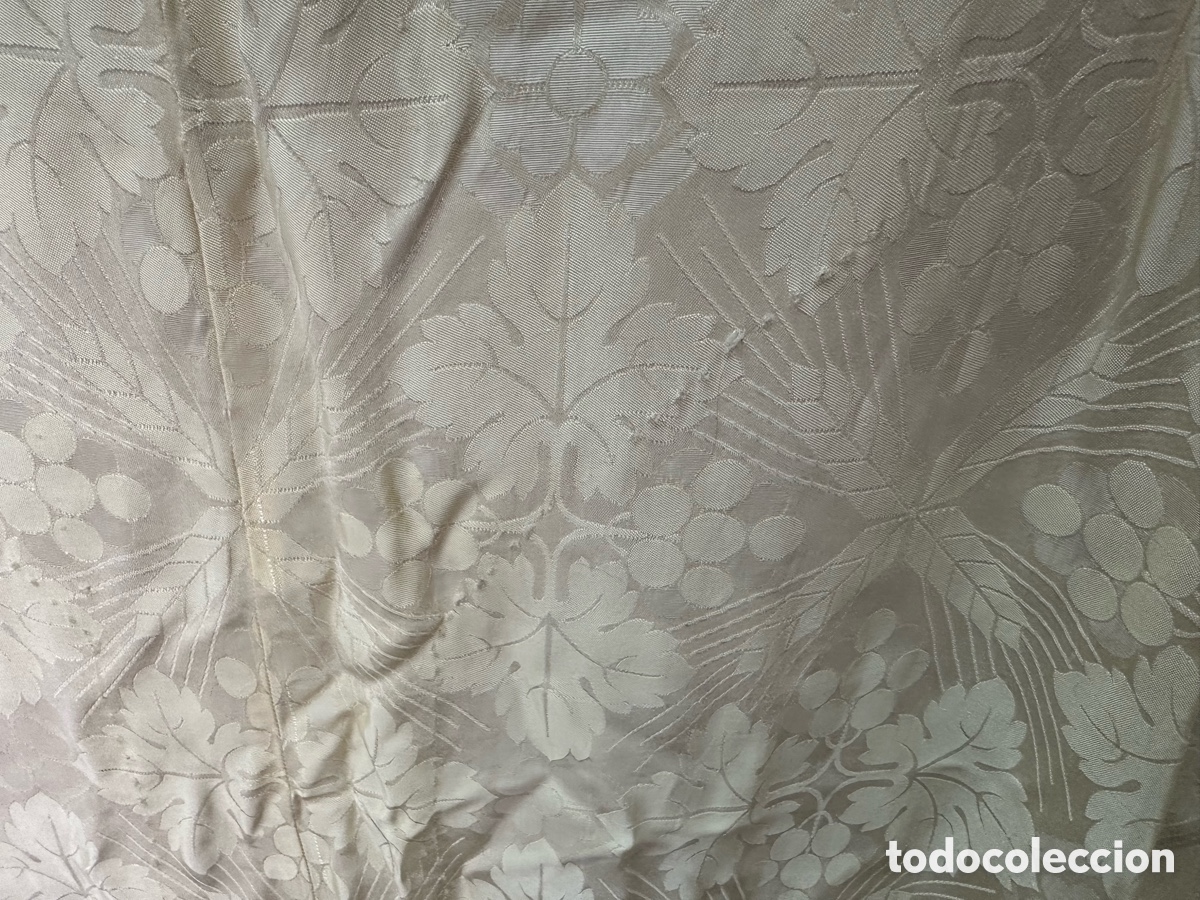 Antig&uuml;edades: CASULLA RELIGIOSA EN SEDA DE DAMASCO. - Foto 8