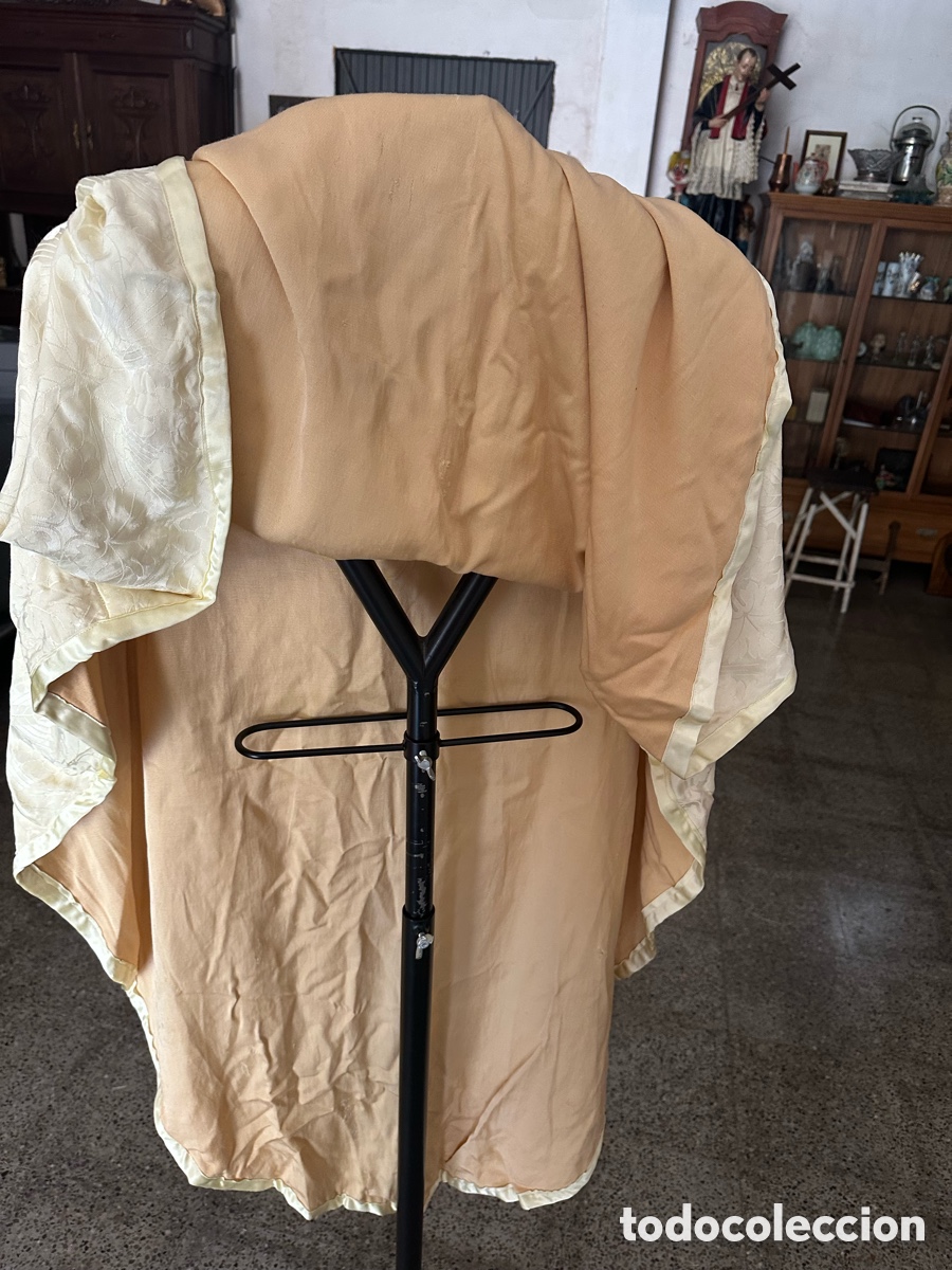 Antig&uuml;edades: CASULLA RELIGIOSA EN SEDA DE DAMASCO. - Foto 9