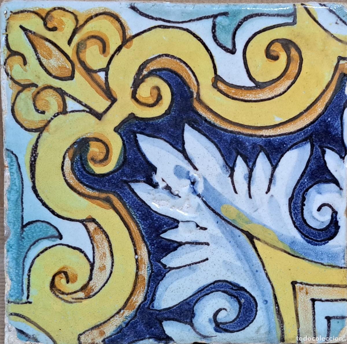 Antig&uuml;edades: Azulejo catal&aacute;n del siglo XVIII - Foto 2