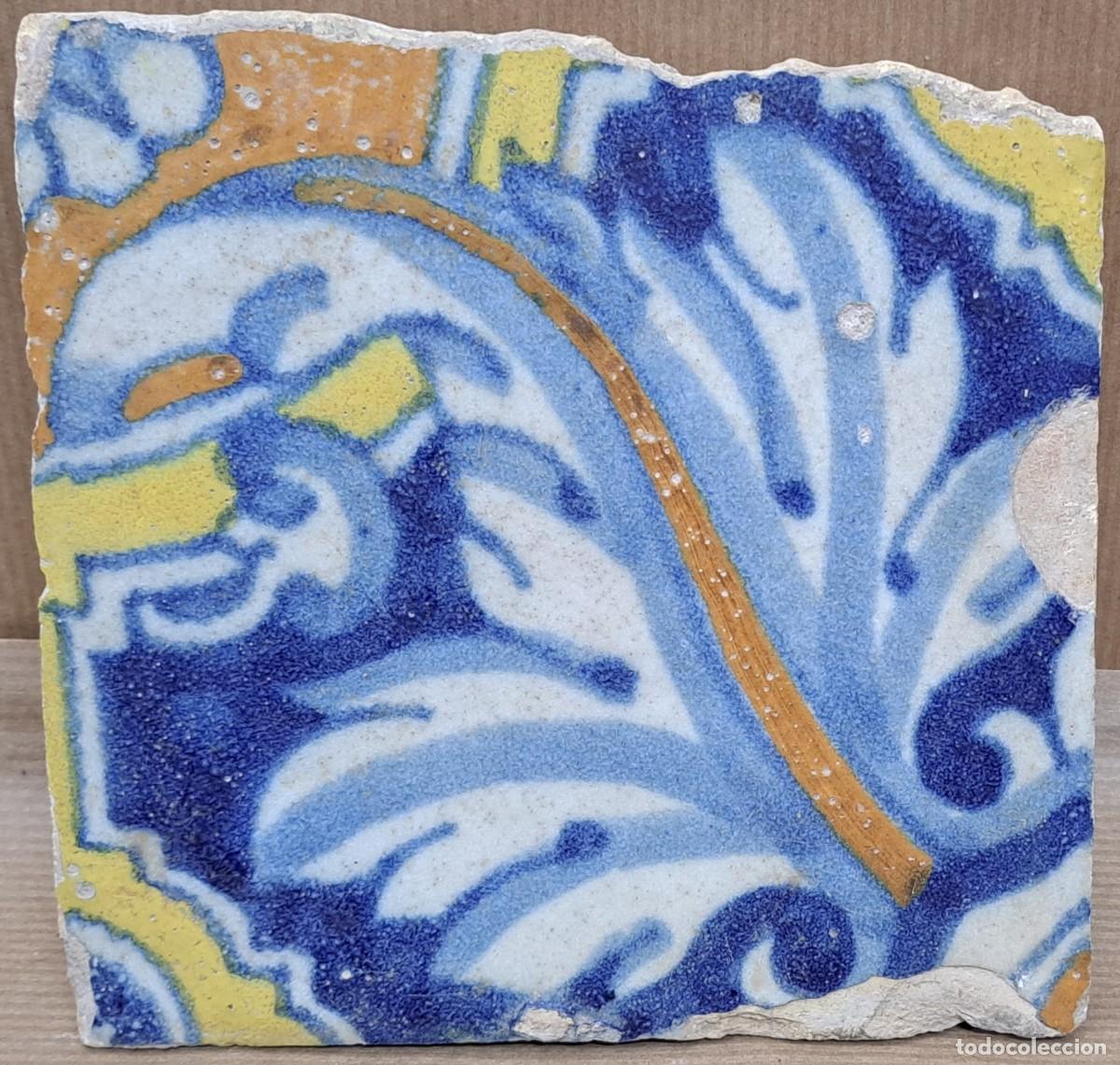 Antig&uuml;edades: Azulejo catal&aacute;n del siglo XVII - Foto 2