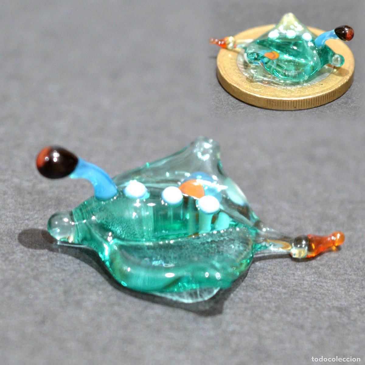 Antig&uuml;edades: FIGURA CRISTAL DE MURANO MINIATURA MANTARRAYA - Foto 1