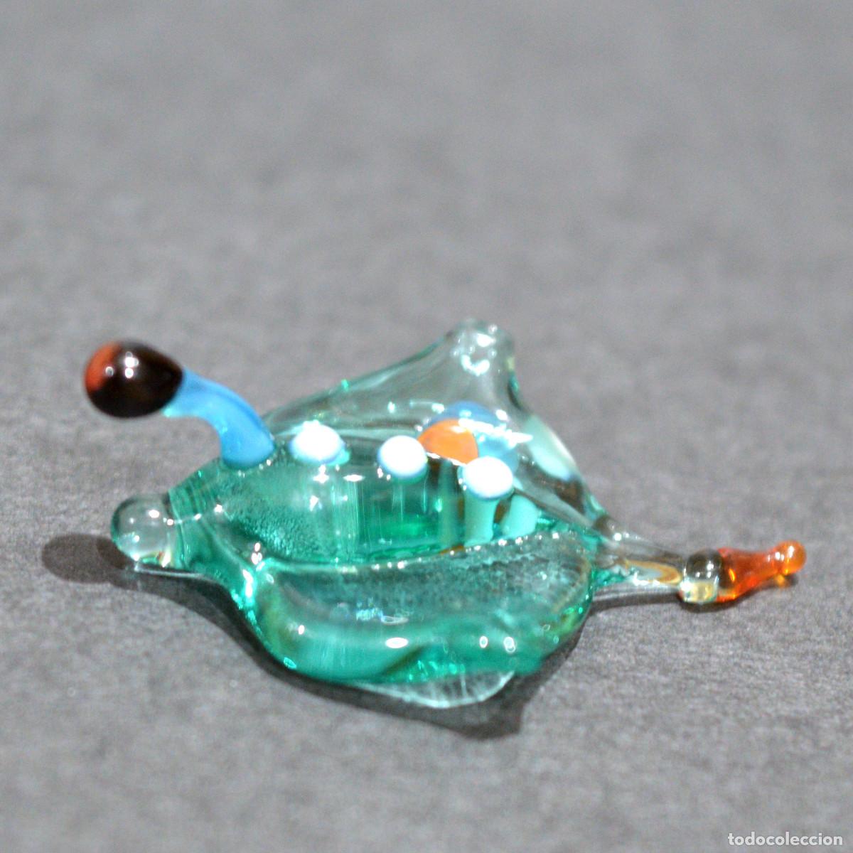 Antig&uuml;edades: FIGURA CRISTAL DE MURANO MINIATURA MANTARRAYA - Foto 2