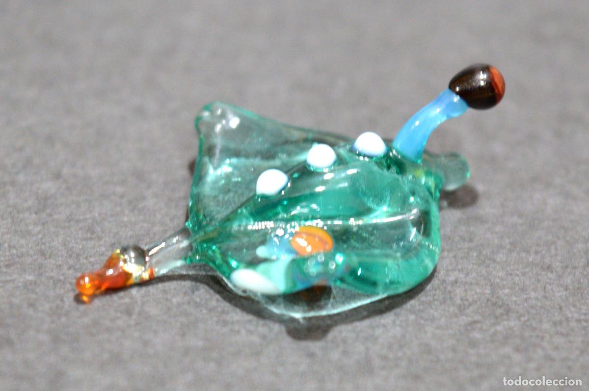 Antig&uuml;edades: FIGURA CRISTAL DE MURANO MINIATURA MANTARRAYA - Foto 5