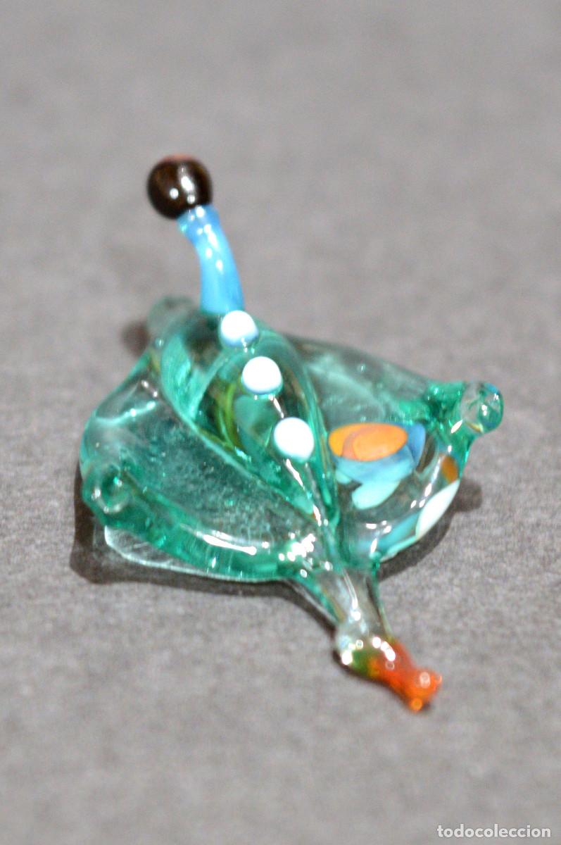 Antig&uuml;edades: FIGURA CRISTAL DE MURANO MINIATURA MANTARRAYA - Foto 6