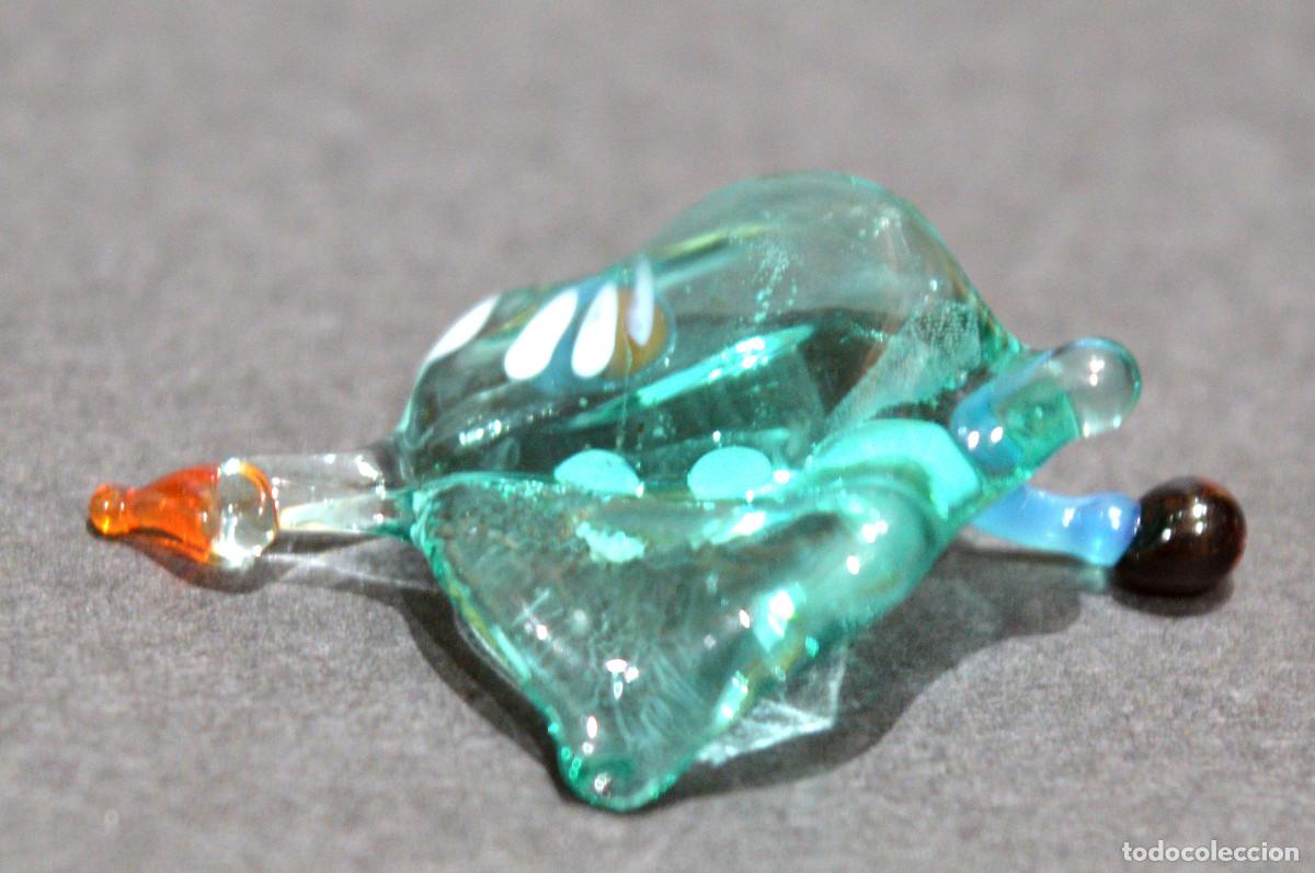Antig&uuml;edades: FIGURA CRISTAL DE MURANO MINIATURA MANTARRAYA - Foto 7