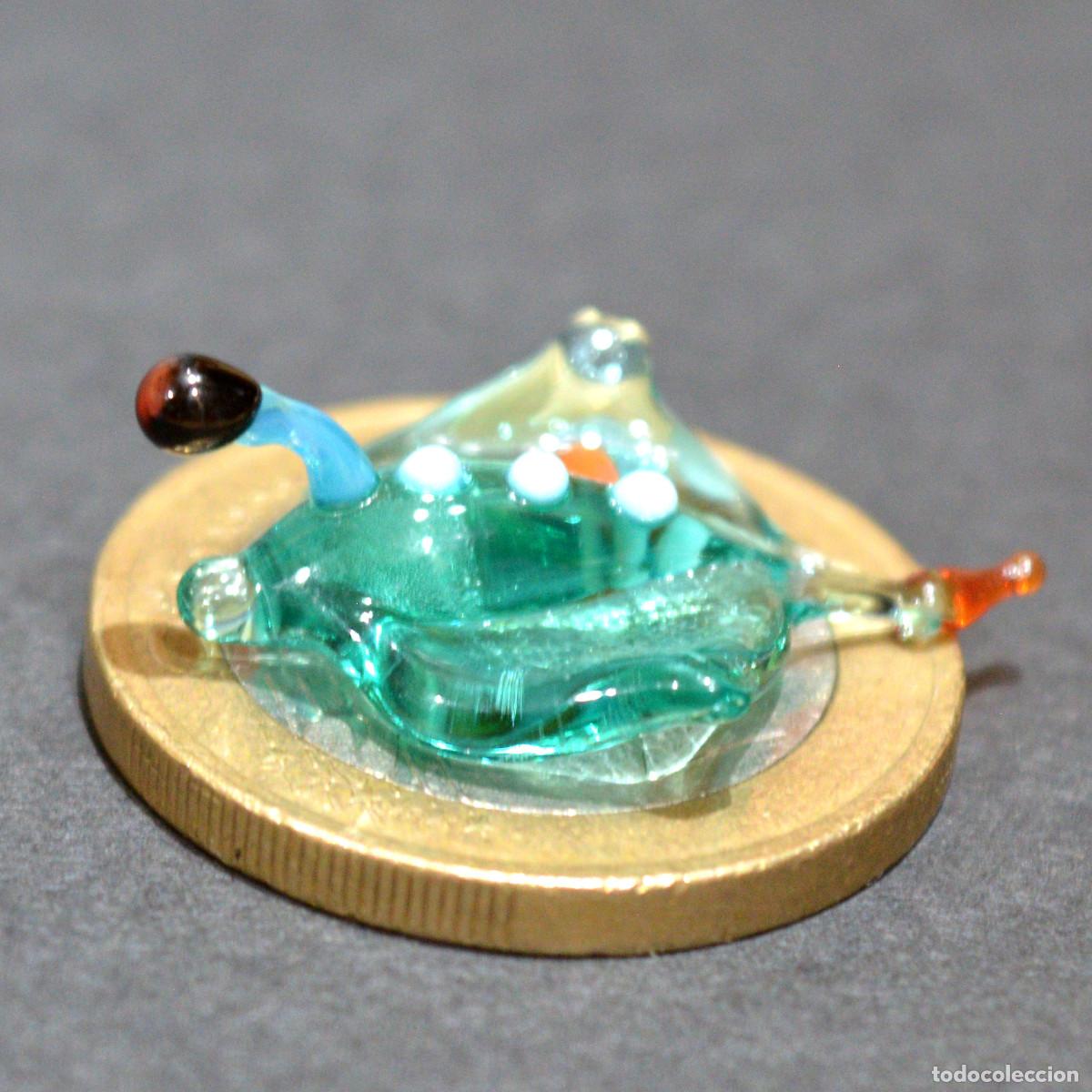 Antig&uuml;edades: FIGURA CRISTAL DE MURANO MINIATURA MANTARRAYA - Foto 9