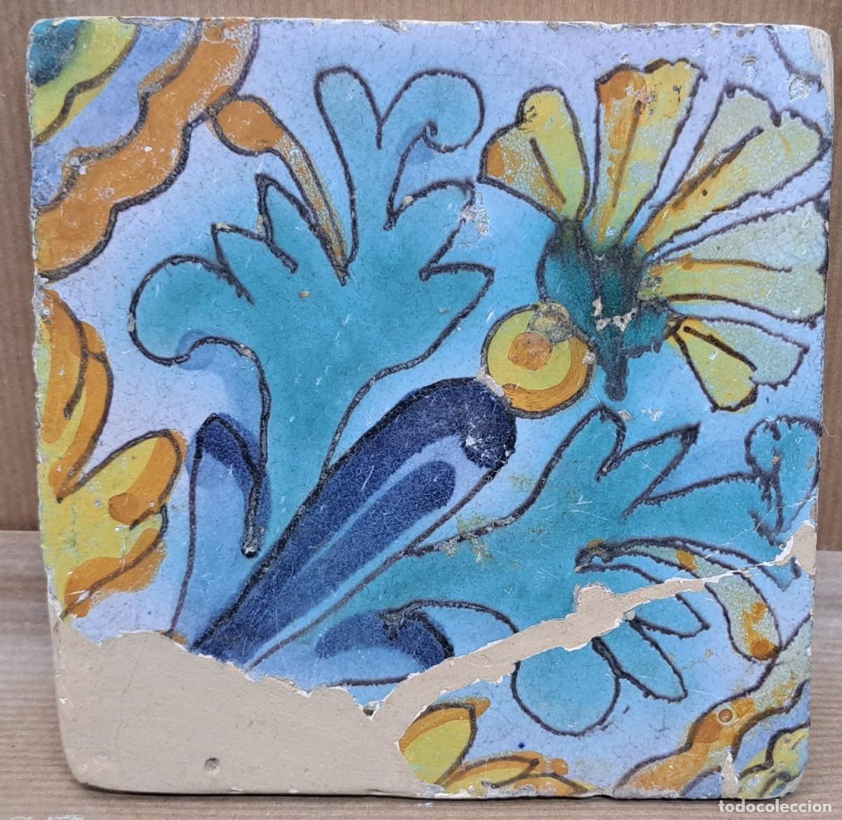 Antig&uuml;edades: Azulejo catal&aacute;n del siglo XVIII - Foto 2