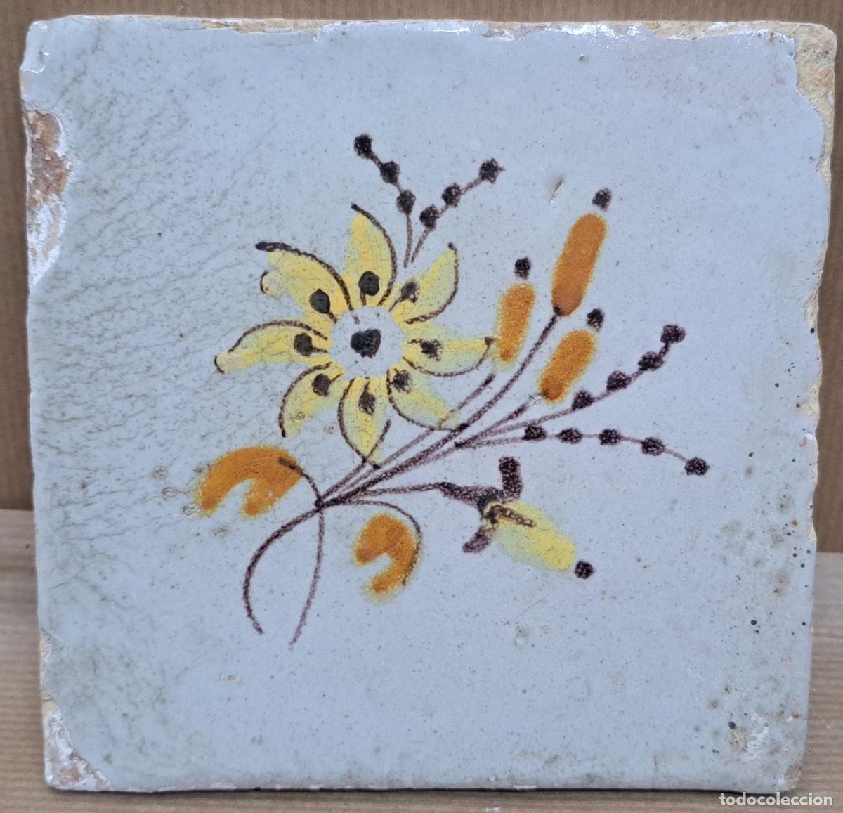 Antig&uuml;edades: Azulejo catal&aacute;n del siglo XIX - Foto 1
