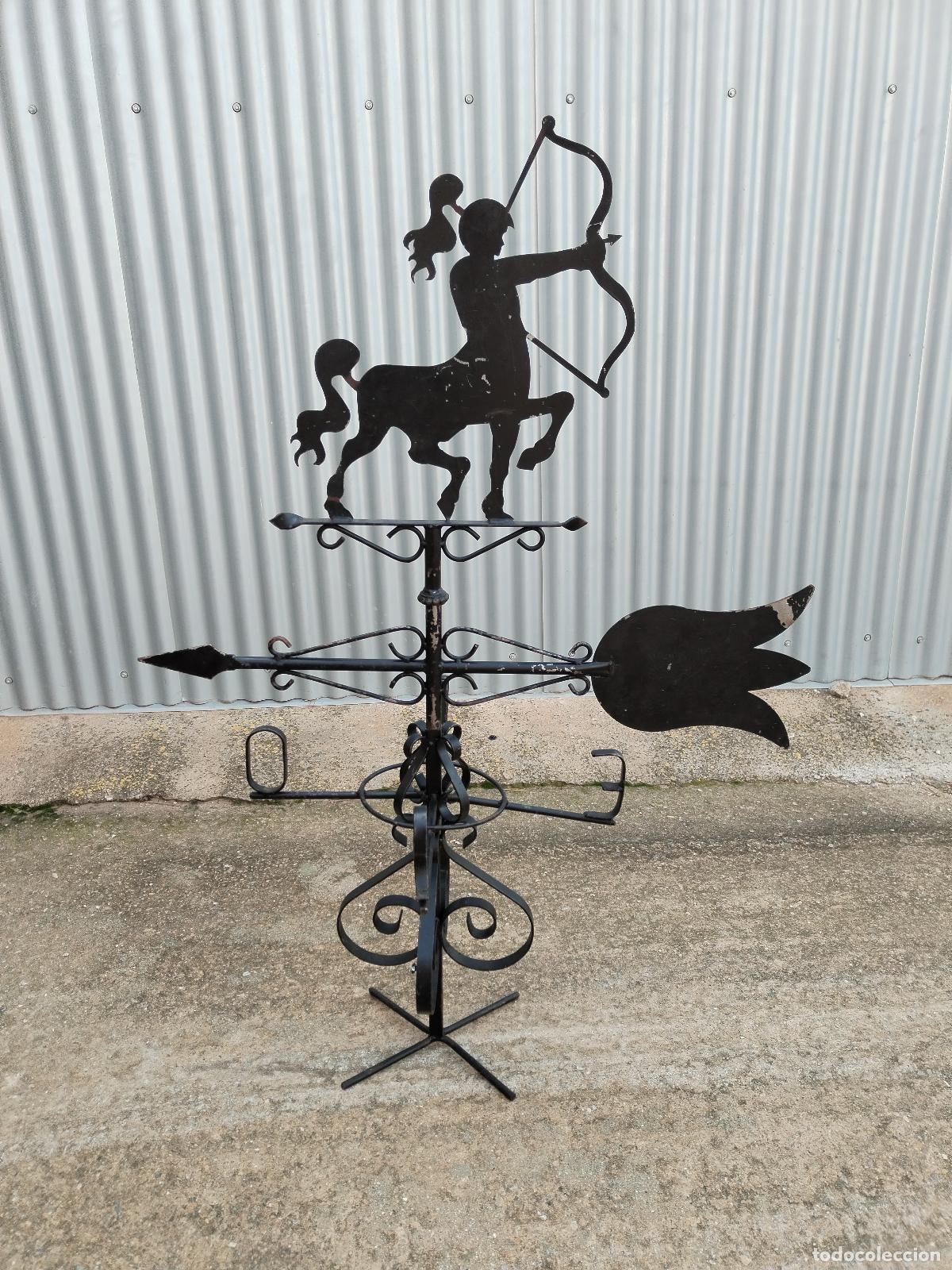 Antig&uuml;edades: veleta centauro en hierro de forja - Foto 4