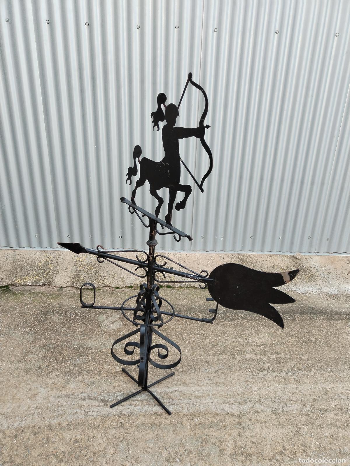 Antig&uuml;edades: veleta centauro en hierro de forja - Foto 7