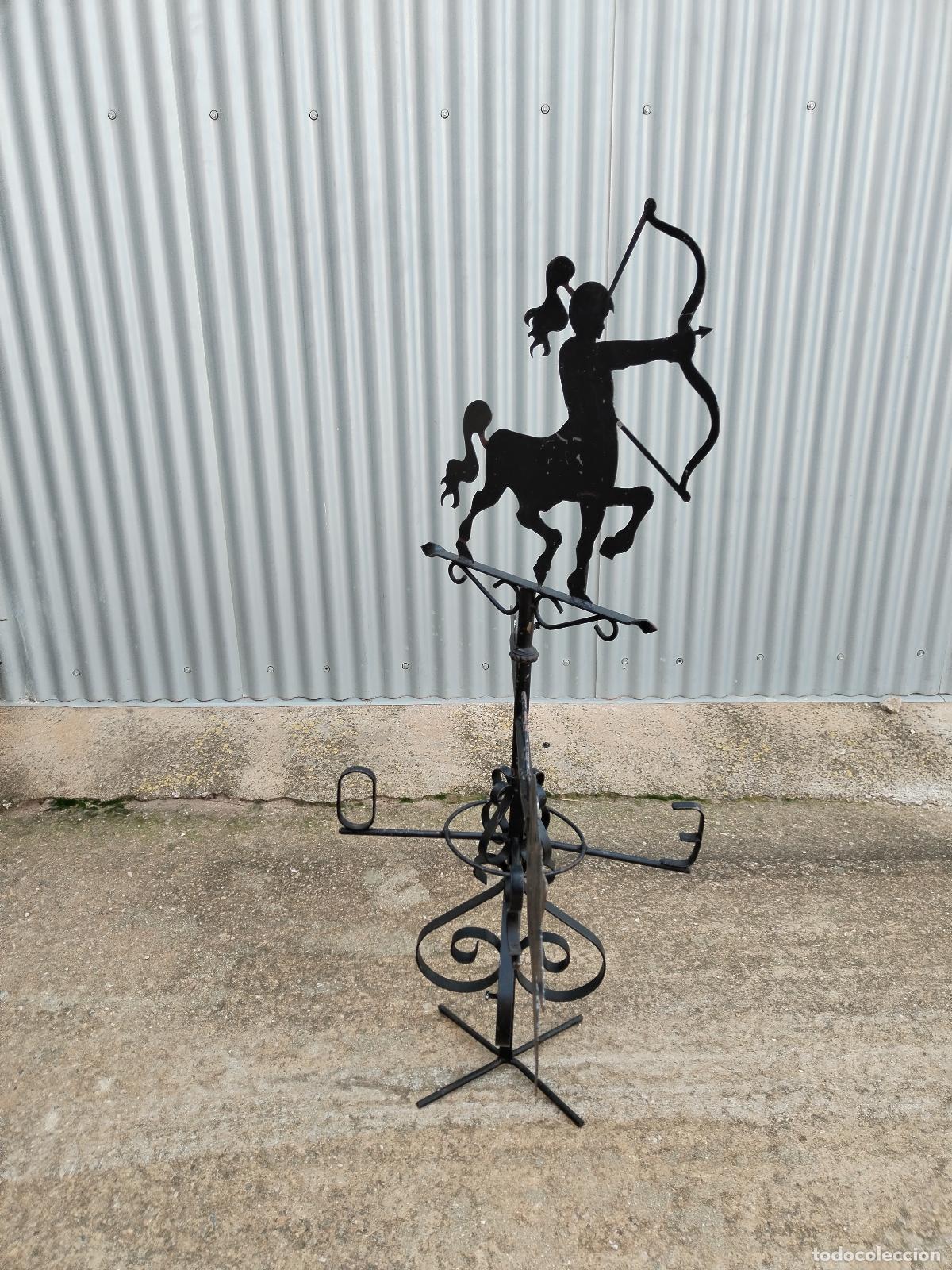 Antig&uuml;edades: veleta centauro en hierro de forja - Foto 8