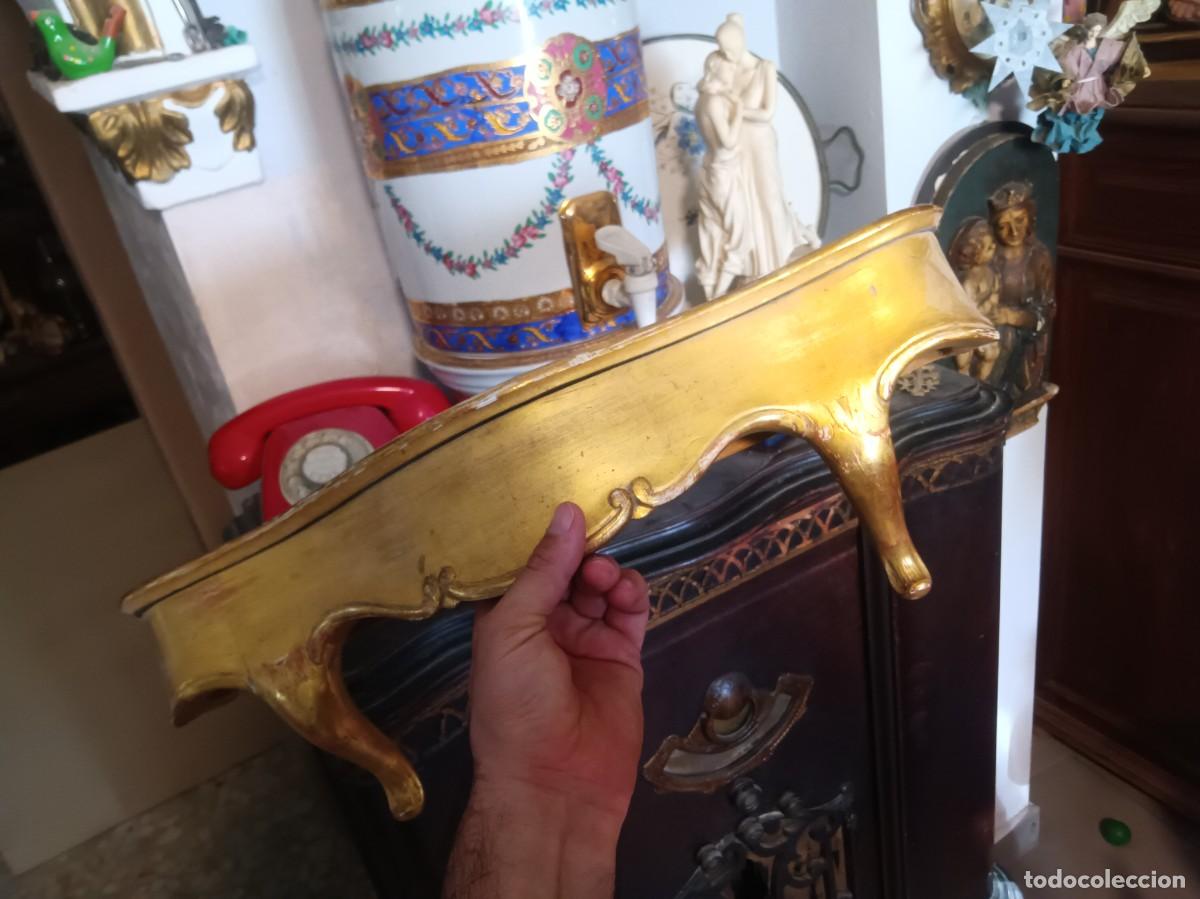 Antig&uuml;edades: Consola dorada antigua - Foto 3