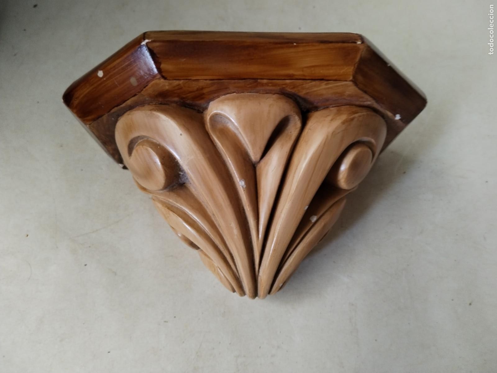 Antig&uuml;edades: mensula repisa de ceramica - Foto 1
