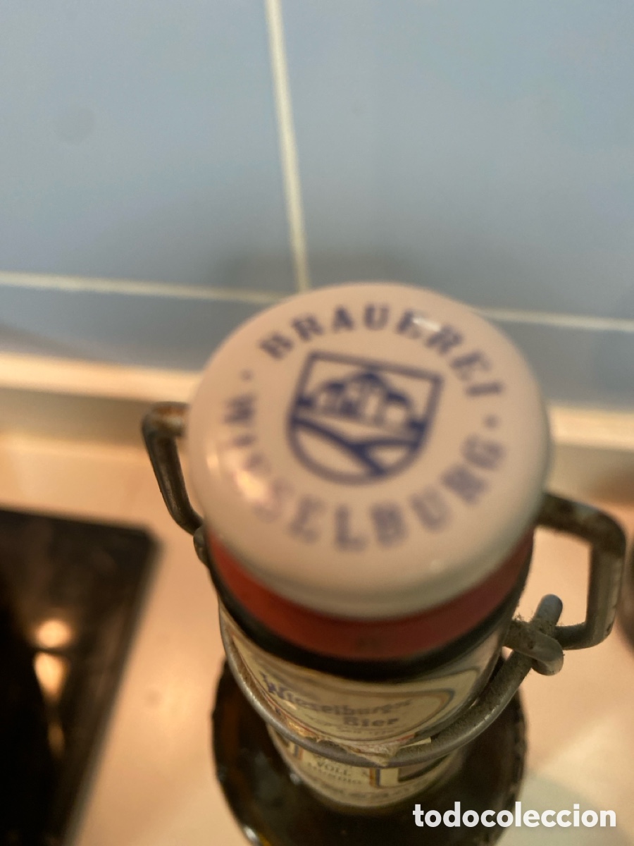Antig&uuml;edades: Botellin de cervesa Wieselburger Bier - Foto 3