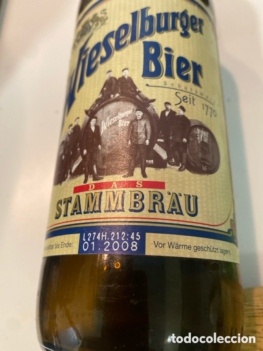 Antig&uuml;edades: Botellin de cervesa Wieselburger Bier - Foto 5