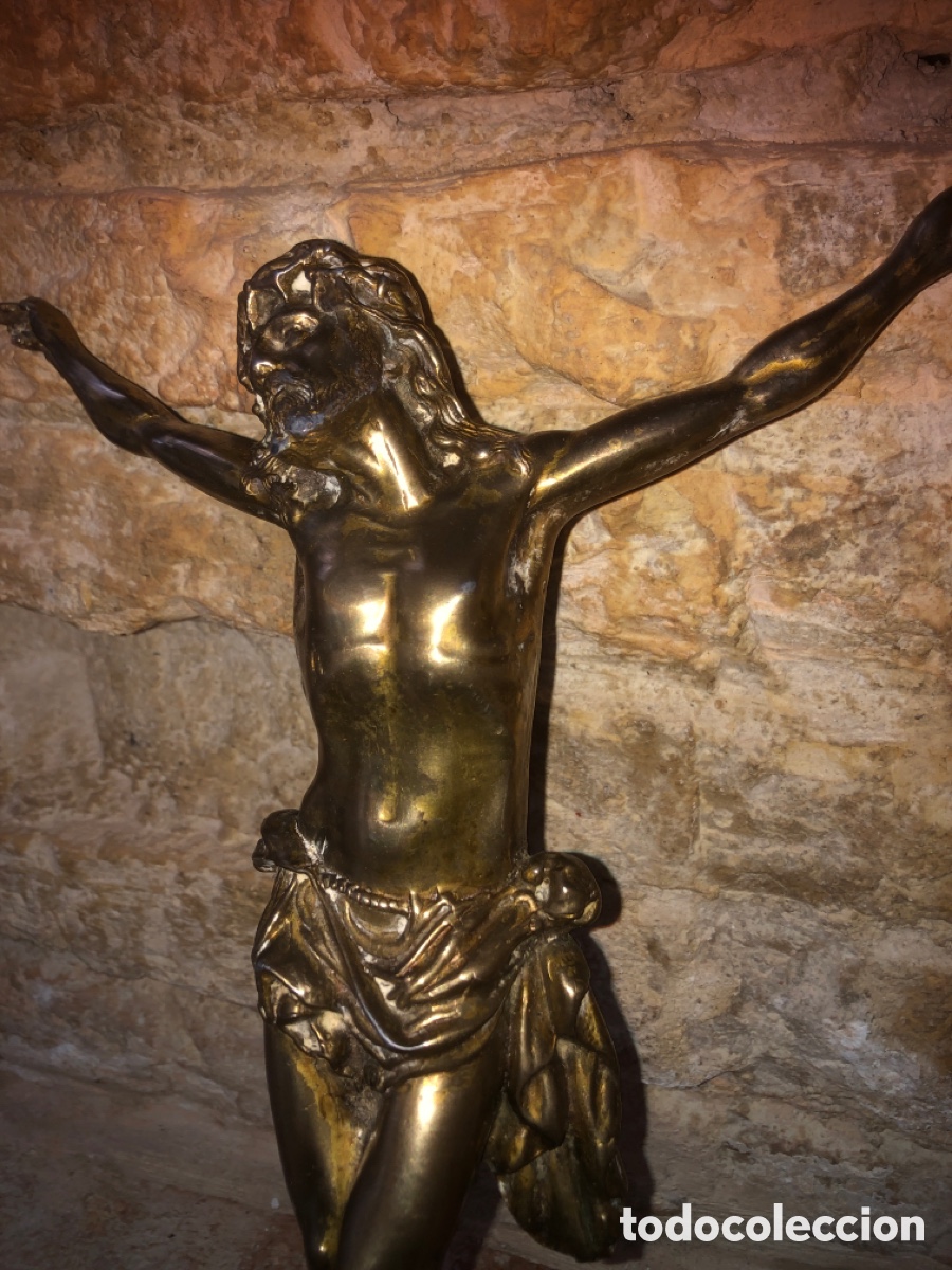 Antig&uuml;edades: Cristo antiguo plomo - Foto 2