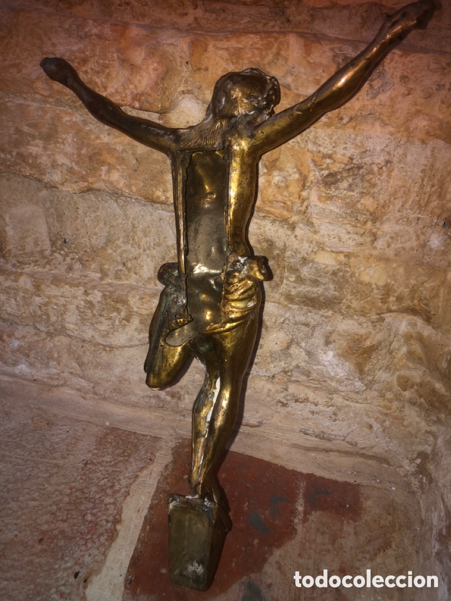 Antig&uuml;edades: Cristo antiguo plomo - Foto 5