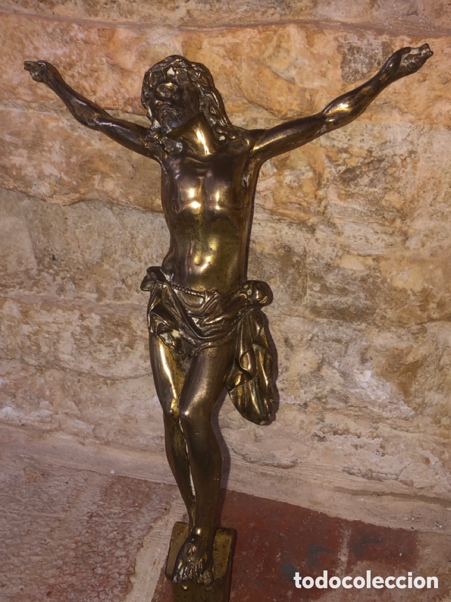 Antig&uuml;edades: Cristo antiguo plomo - Foto 1