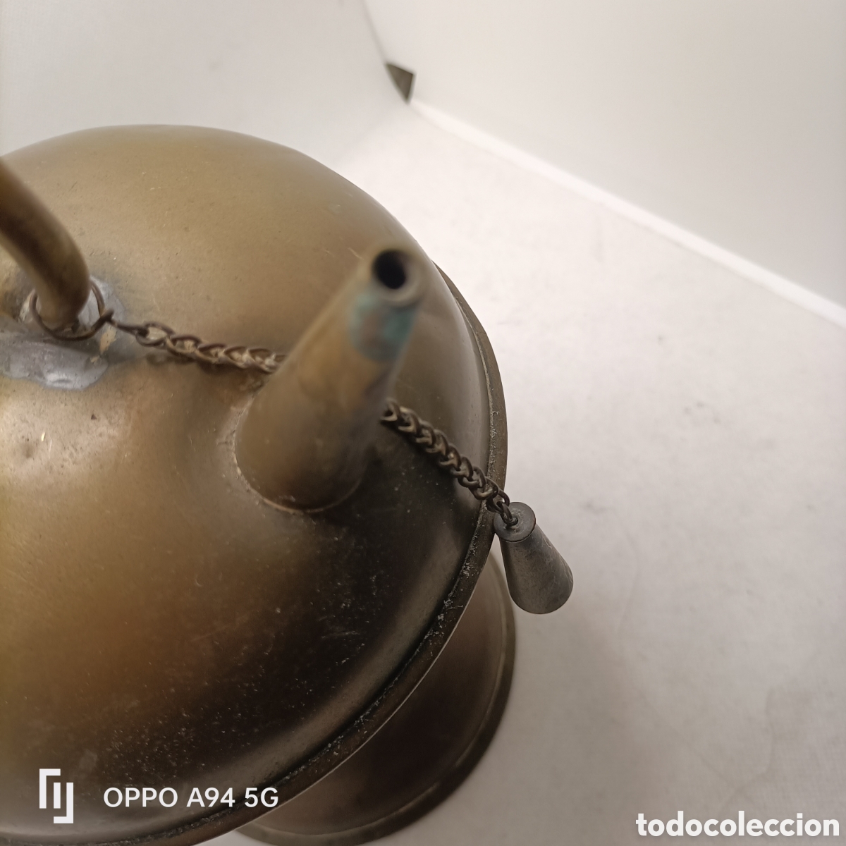 Antig&uuml;edades: Botijo Antiguo en Lat&oacute;n - Foto 5