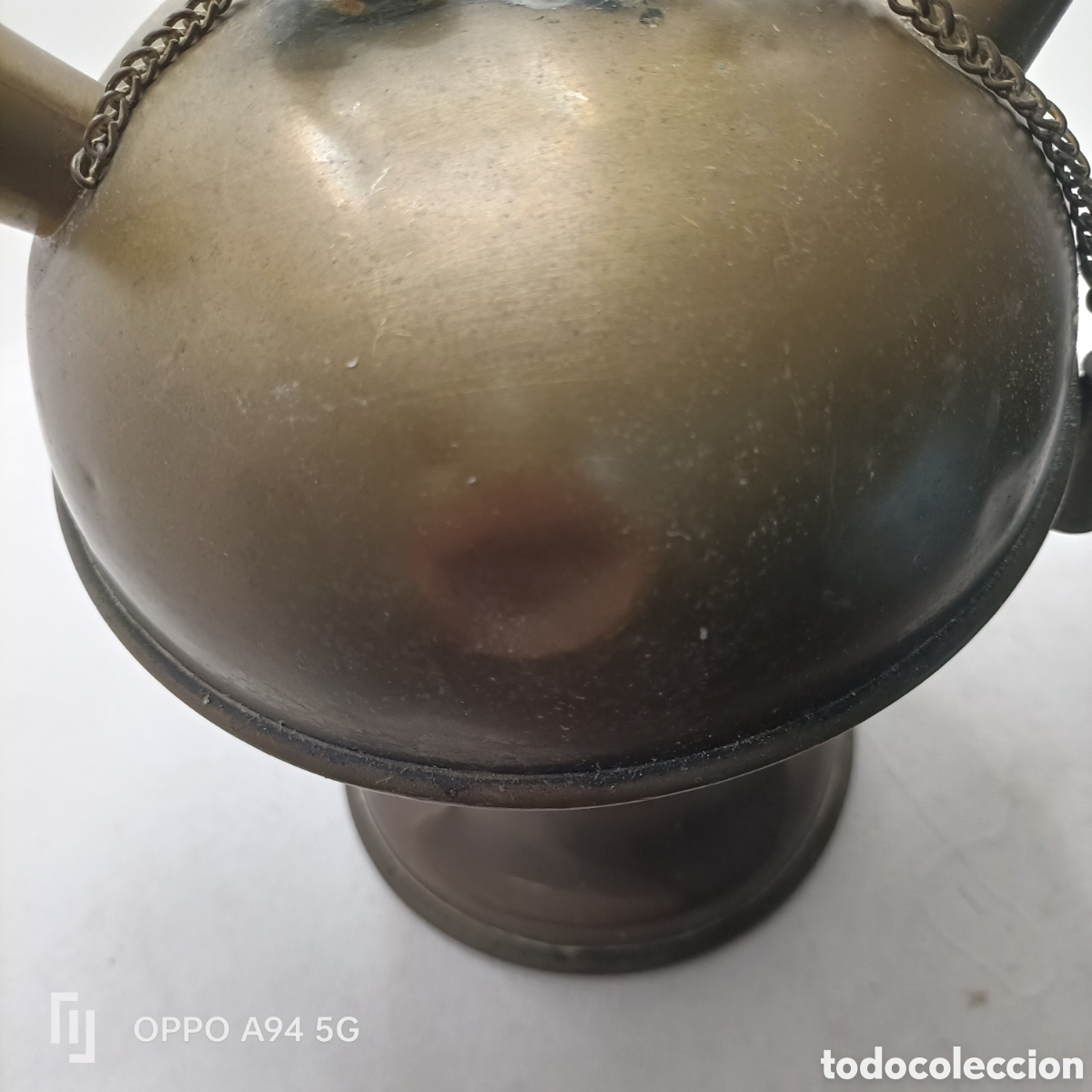 Antig&uuml;edades: Botijo Antiguo en Lat&oacute;n - Foto 7