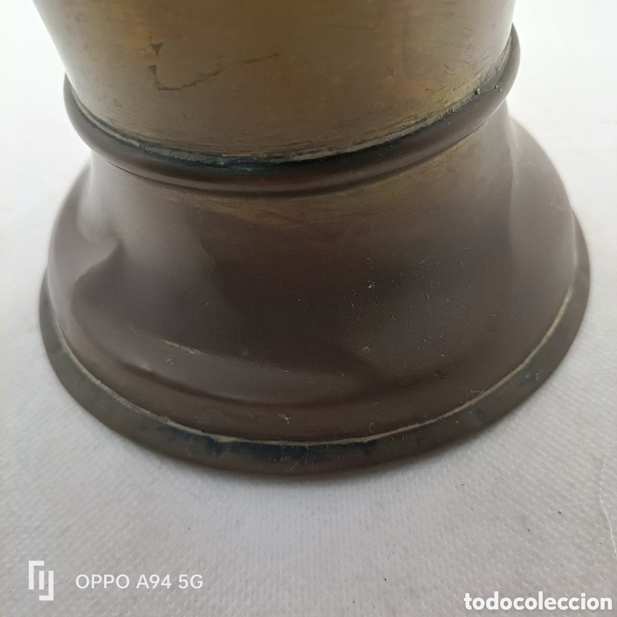 Antig&uuml;edades: Botijo Antiguo en Lat&oacute;n - Foto 9