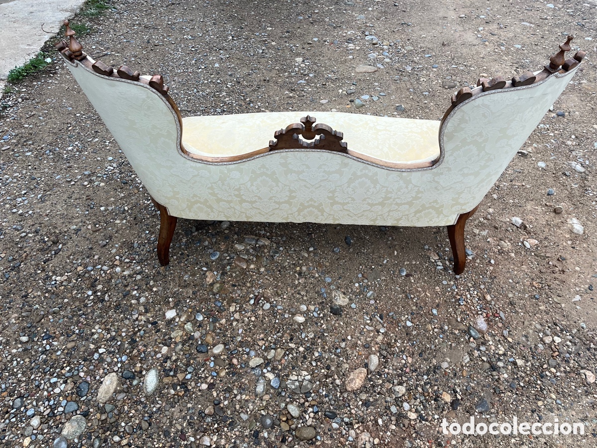 Antig&uuml;edades: TRESILLO O SOFA ISABELINO - Foto 6