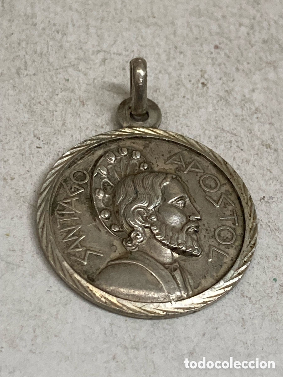 Antig&uuml;edades: Medalla de plata religiosa C333 - Foto 1