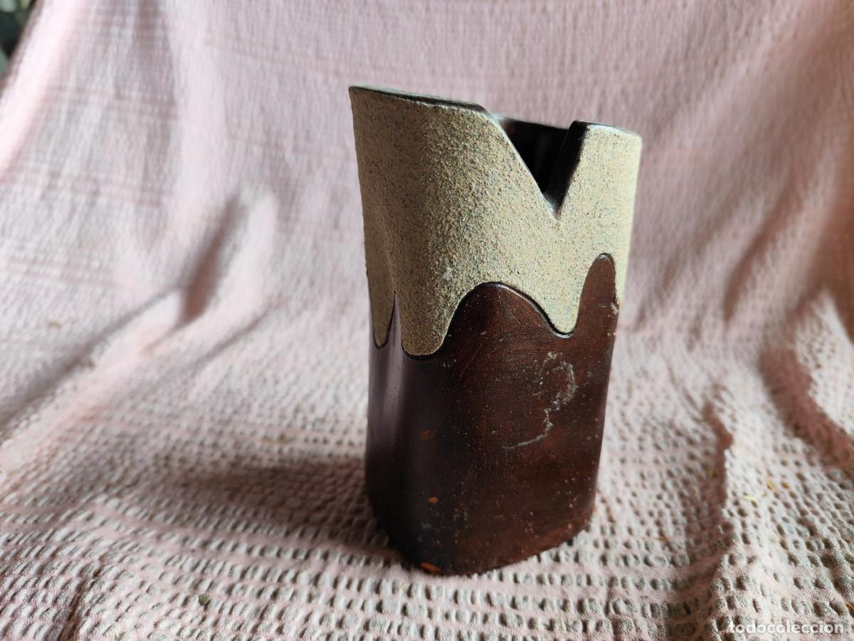 Antig&uuml;edades: JARRON, FLORERO, CERAMICA, 13 CM - Foto 2