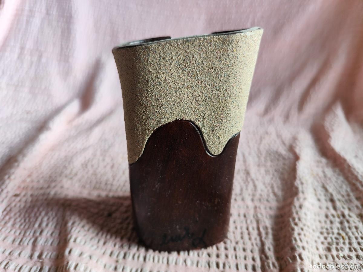 Antig&uuml;edades: JARRON, FLORERO, CERAMICA, 13 CM - Foto 3