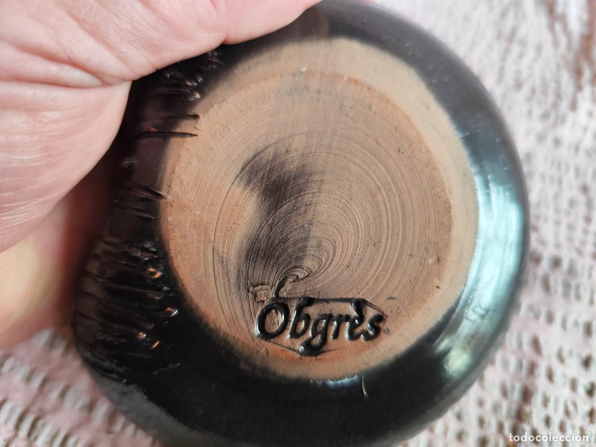 Antig&uuml;edades: CENICERO, CERAMICA, 12 CM OBGRES - Foto 3