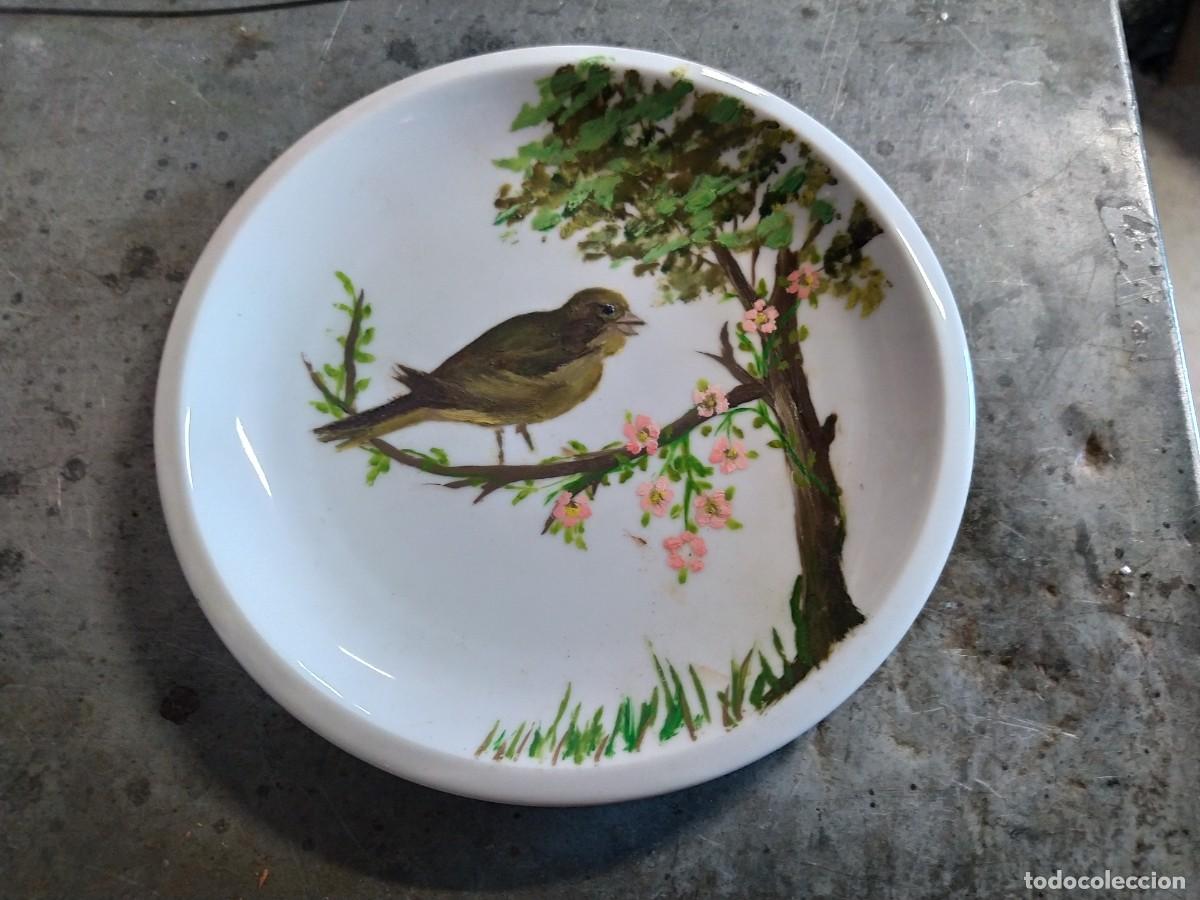 Antig&uuml;edades: Plato de cer&aacute;mica, verder&oacute;n, 19cm - Foto 1