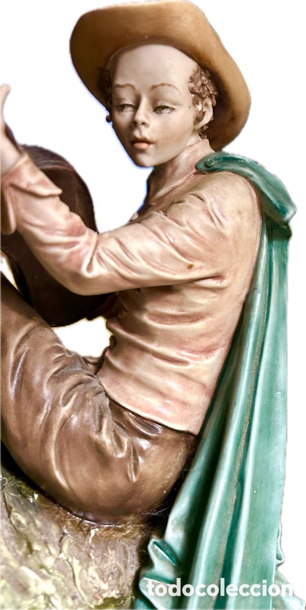 Antig&uuml;edades: Capodimonte. Escena de dos figuras ,rom&aacute;ntica - Foto 9