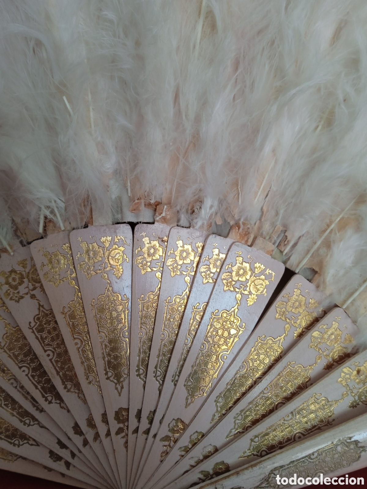 Antig&uuml;edades: Bonito Abanico de plumas para restaurar - Foto 2