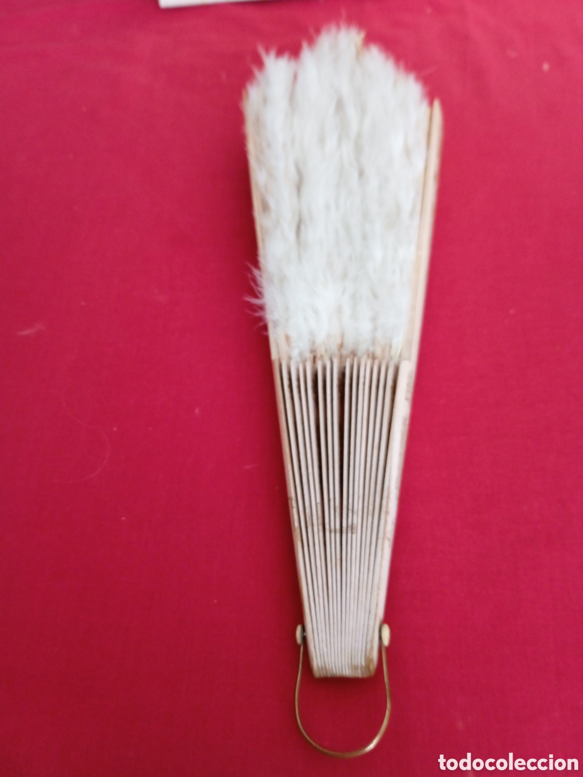 Antig&uuml;edades: Bonito Abanico de plumas para restaurar - Foto 5