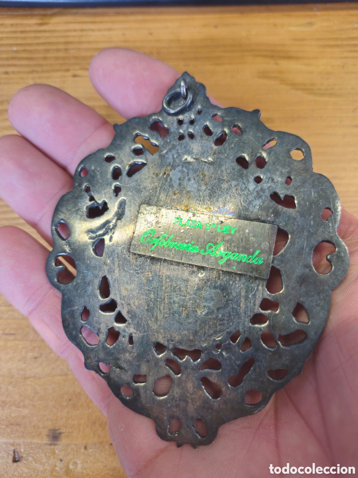 Antig&uuml;edades: Medalla cuna de plata - Foto 2
