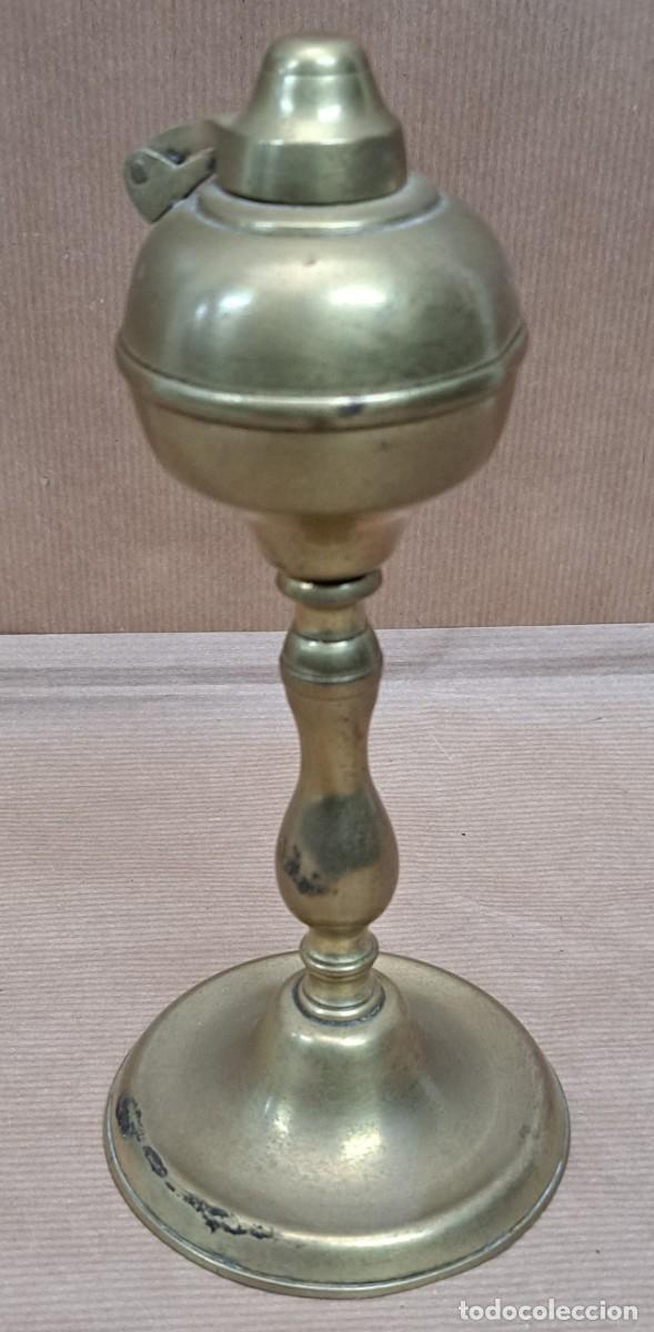 Antig&uuml;edades: ANTIGUO QUINQU&Eacute; DE BRONCE SIGLO XIX - Foto 1