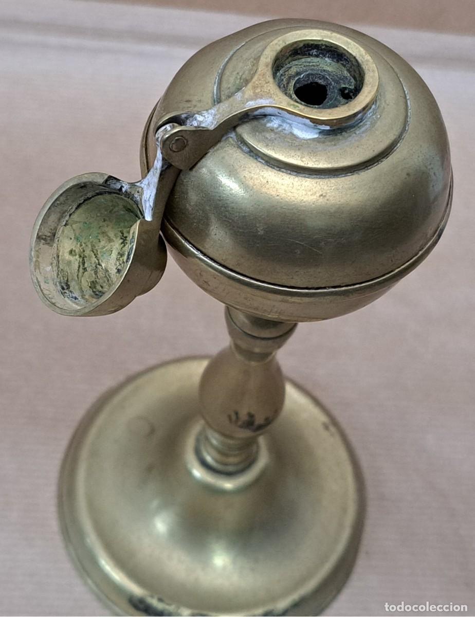 Antig&uuml;edades: ANTIGUO QUINQU&Eacute; DE BRONCE SIGLO XIX - Foto 2