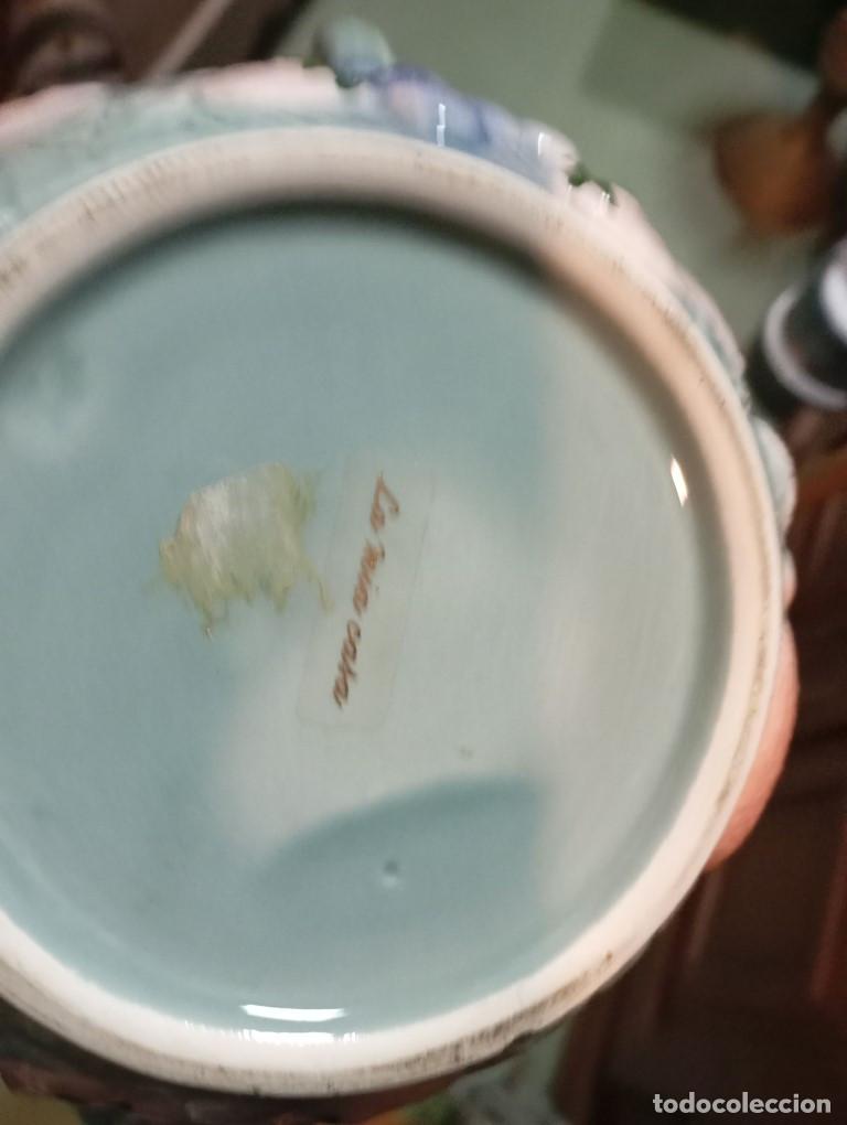 Antig&uuml;edades: tetera de ceramica policromada - Foto 3