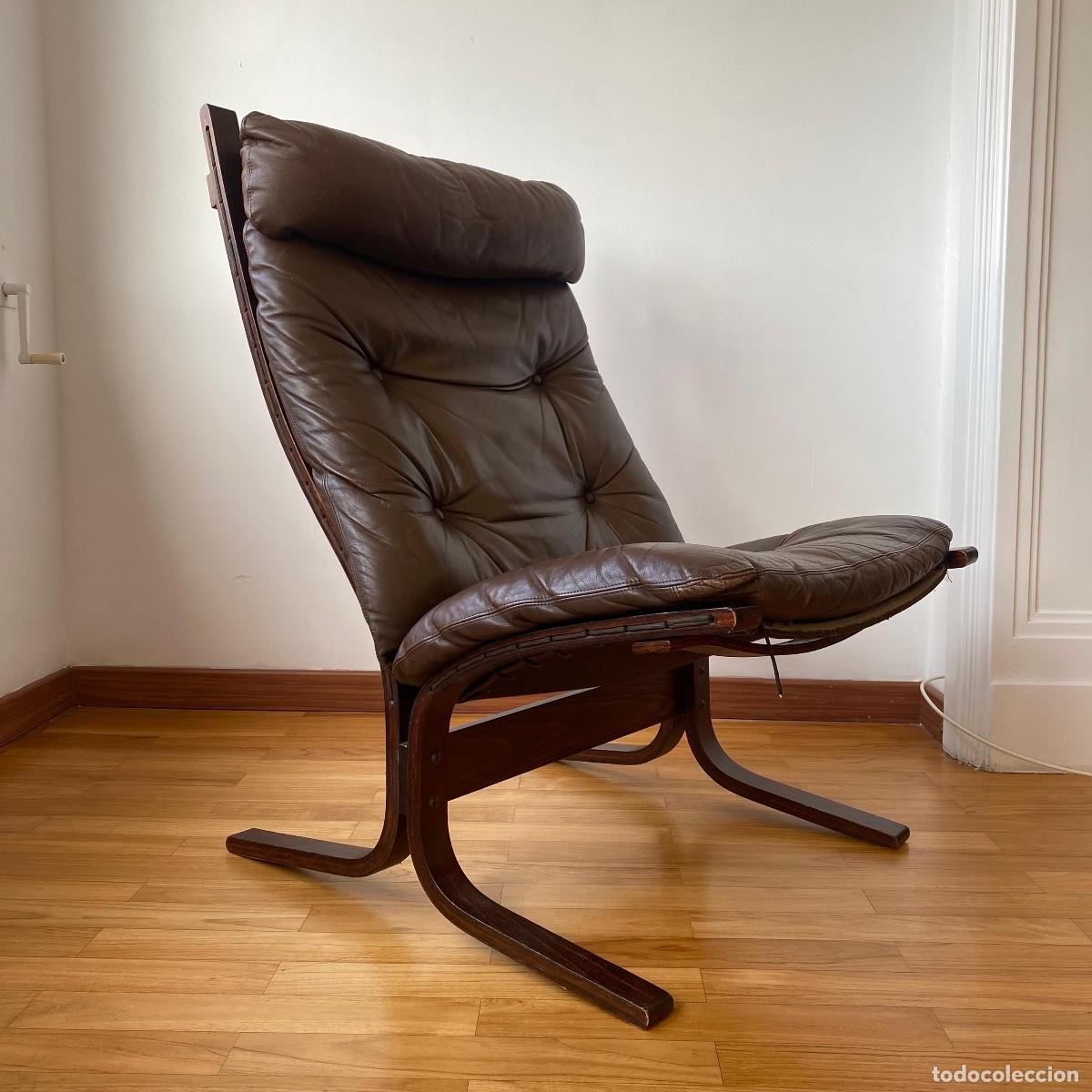 Antig&uuml;edades: Sillon Piel Siesta Ingmar Relling - Foto 1
