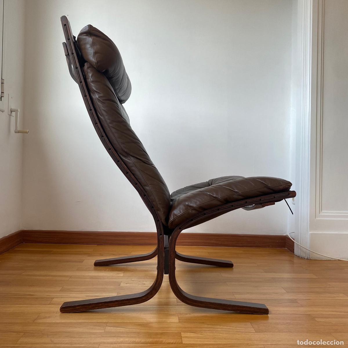 Antig&uuml;edades: Sillon Piel Siesta Ingmar Relling - Foto 2