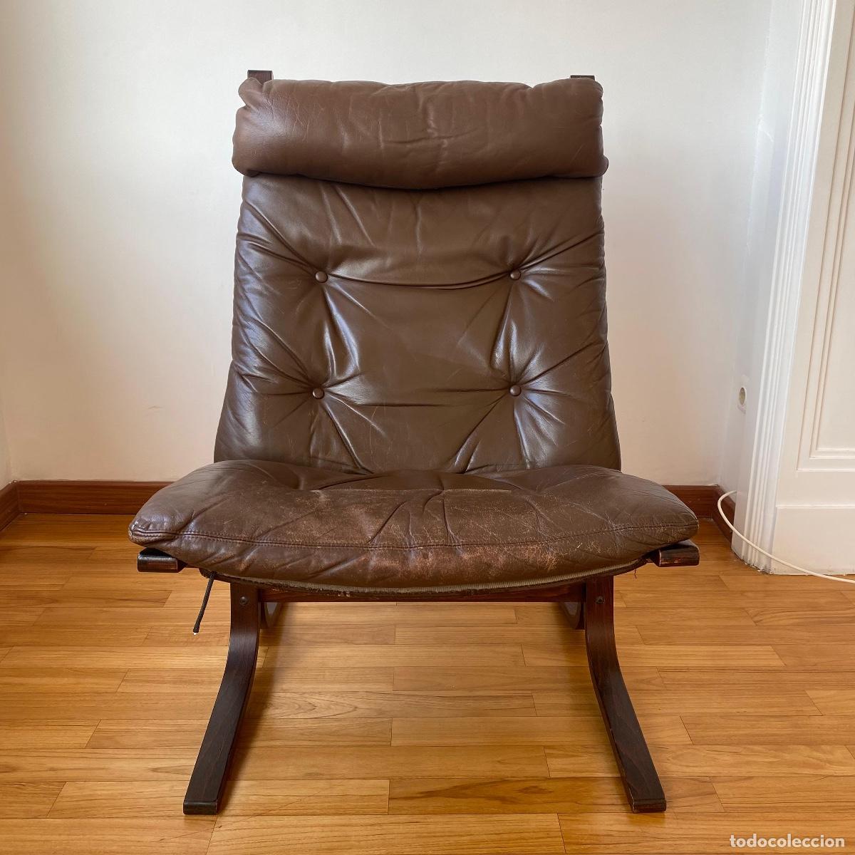 Antig&uuml;edades: Sillon Piel Siesta Ingmar Relling - Foto 3