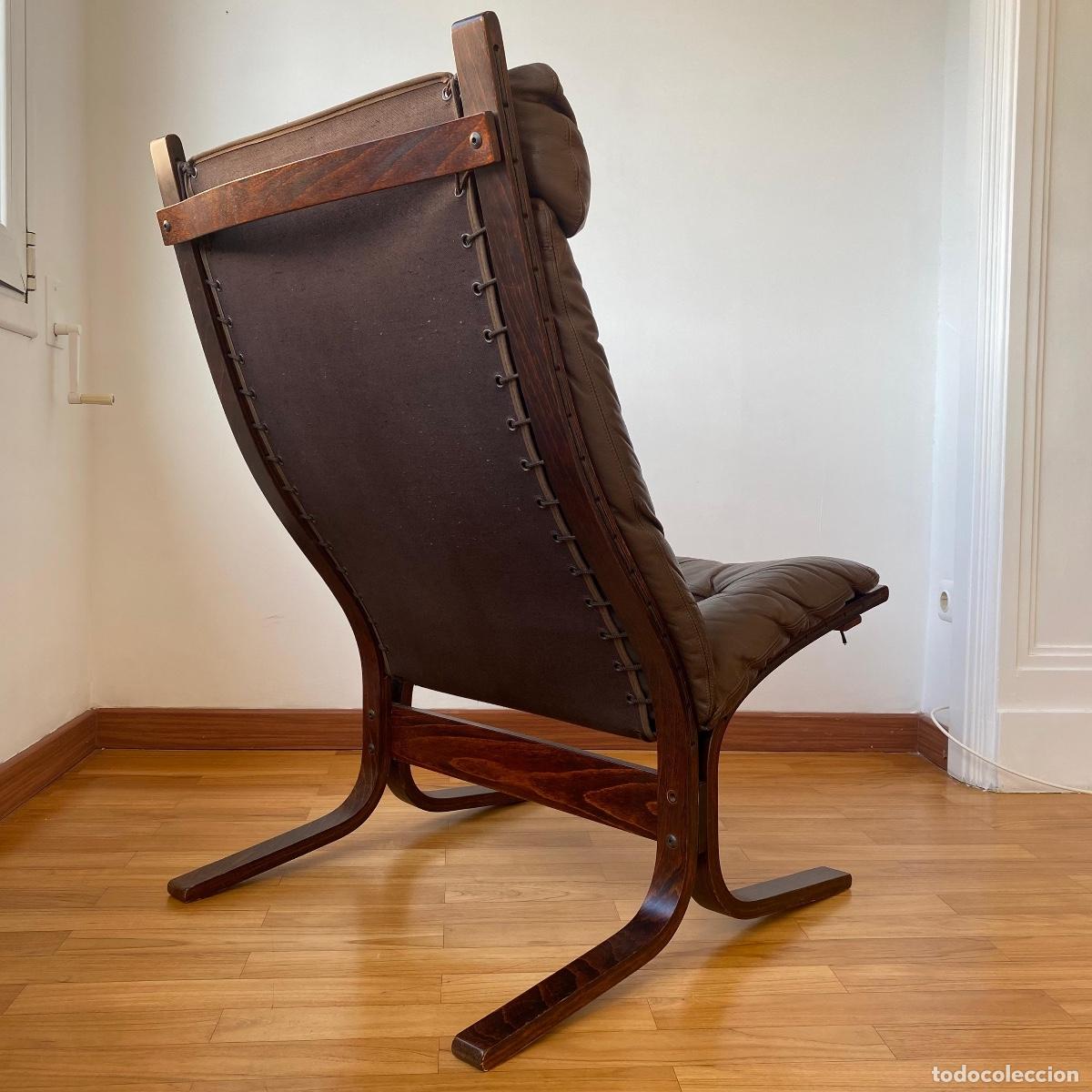 Antig&uuml;edades: Sillon Piel Siesta Ingmar Relling - Foto 4