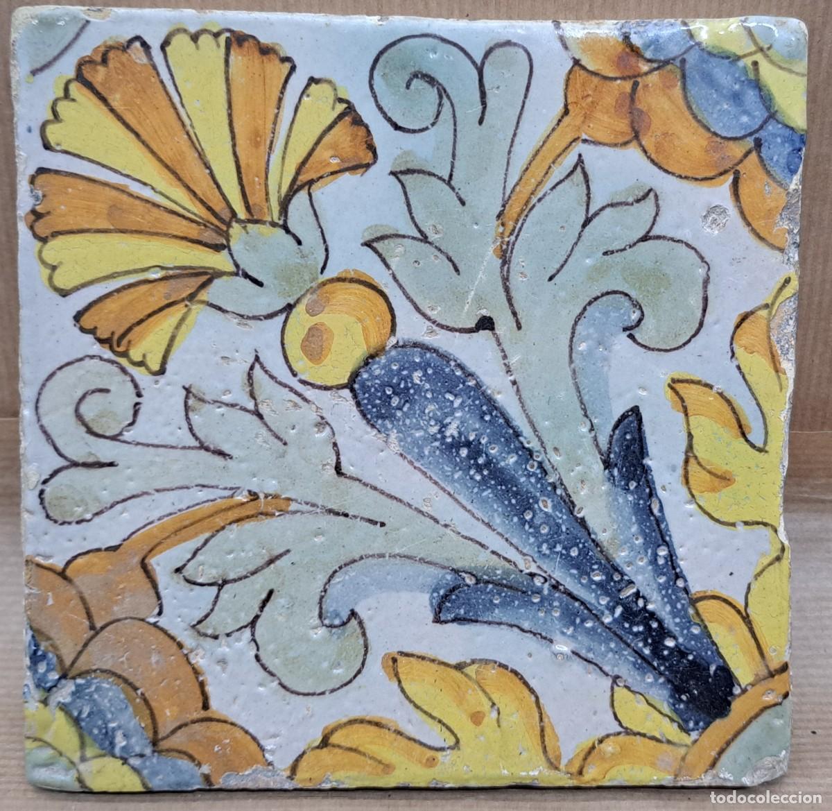 Antig&uuml;edades: Azulejo catal&aacute;n del siglo XVIII - Foto 2