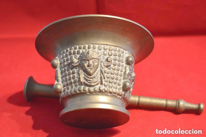 Antig&uuml;edades: ANTIGUO ALMIREZ EN BRONCE COMPLETO - Foto 1