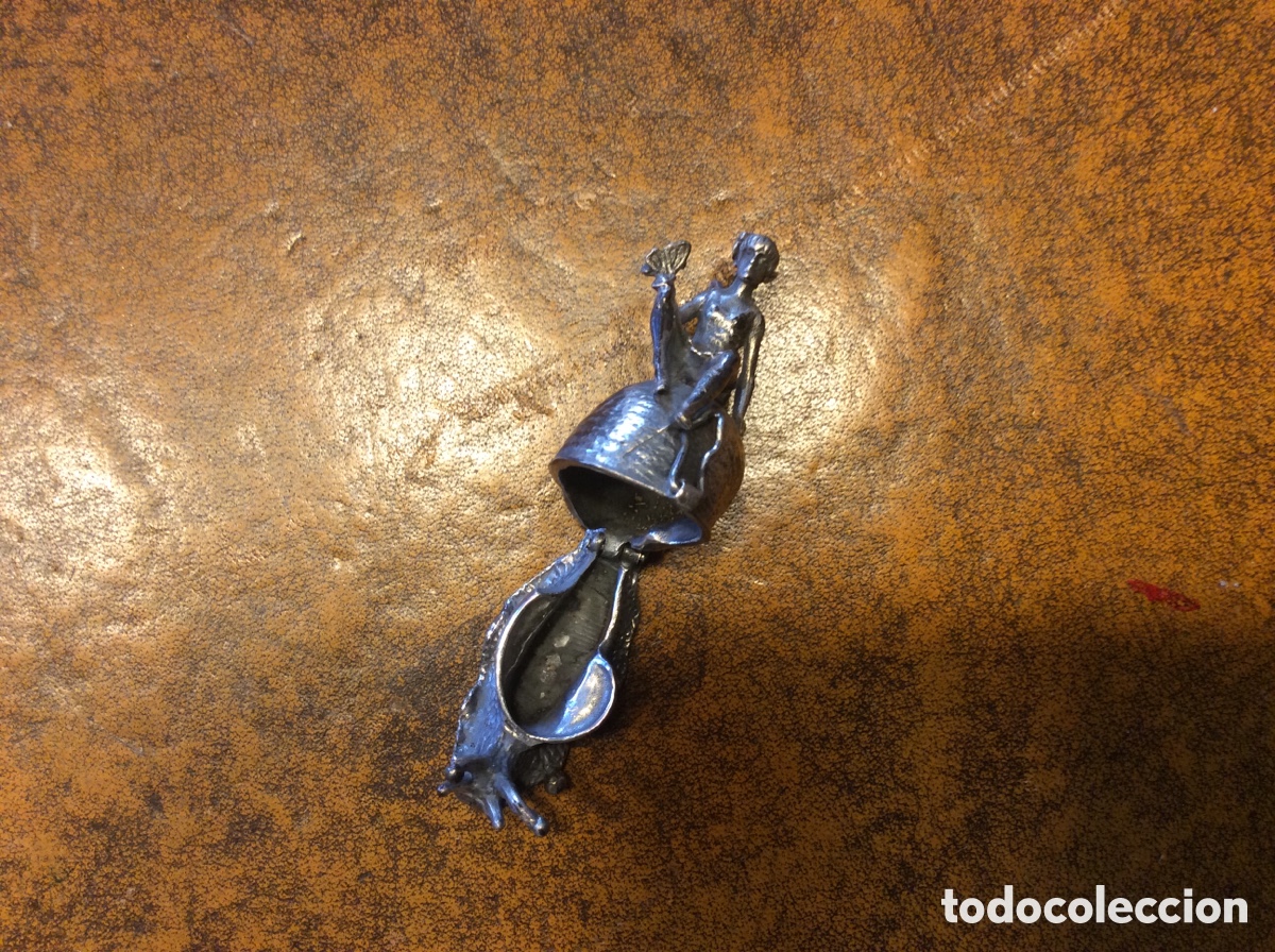 Antig&uuml;edades: Cajita plata de ley Elfo - Foto 3
